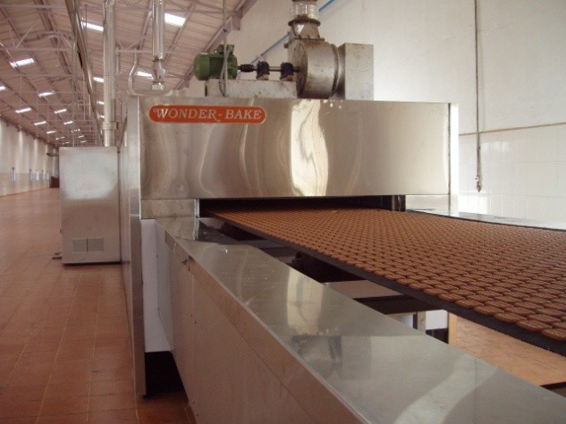 Bake-o-nomic Indirect Oven installed in a factory environment