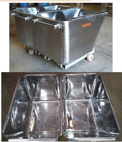 Stainless Steel Dough Tubs